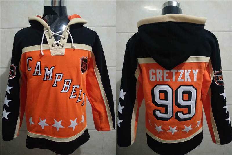 Rangers 99 GRETZKY Orange CCM Campbell All-Star All Stitched Pullover Hoodie,We sell and wholesale Rangers 99 GRETZKY Orange CCM Campbell All-Star All Stitched Pullover Hoodie on line form chian!